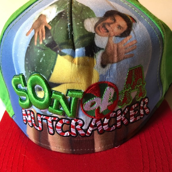 Elf Movie Baseball Cap "Son of A Nutcracker" Hat SnapBack Will Farrell - Picture 5 of 10